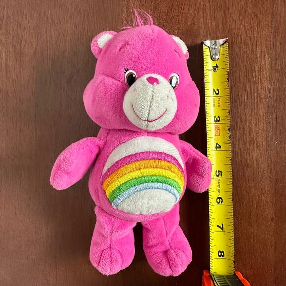 Care Bears Rainbow Pink Small 9" Plush Stuffed Animal Kid's Toy Collectible 2015 - Picture 7 of 7